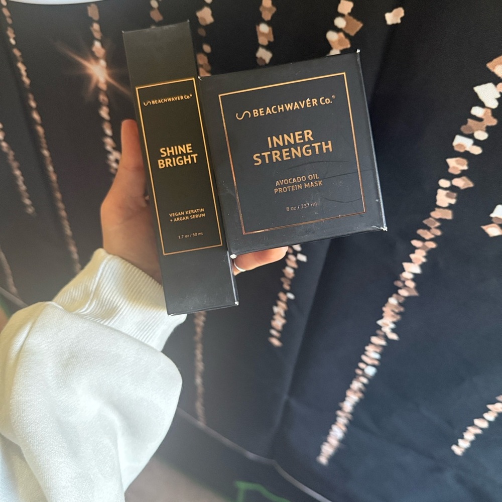 The Beachwaver Co.‎ Shine Bright and Inner Strength Set - hair masks and oil